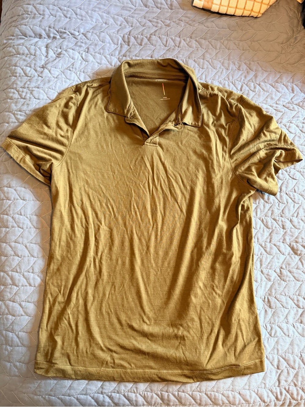 Proof Men's Polo Shirt - Olive Green